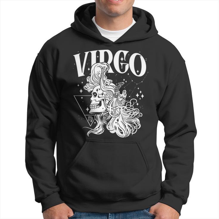 Blackcraft Zodiacsign Virgo Skull Nature Witch Constellation Hoodie