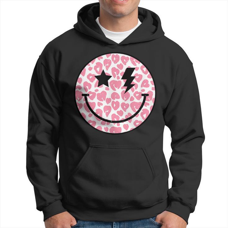 Blitz Blitz Leopard Print Pink Hoodie