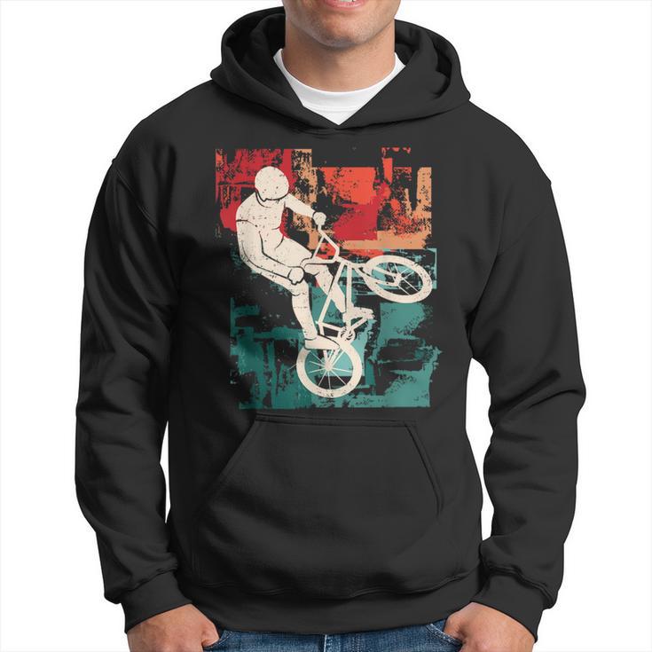 Bmx Cyclist Vintage Boys Bmx Bike Hoodie