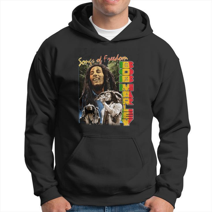 Bob Marley Freedom Vintage Reggae Music By Rock Off Hoodie