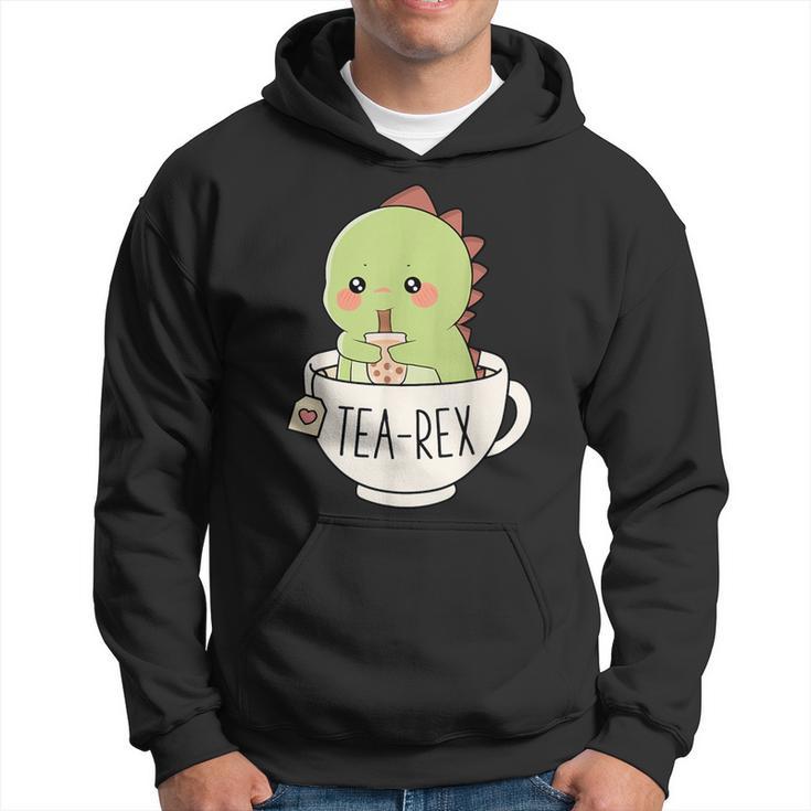 Boba Tea-Rex Cute T-Rex Dinosaur Lover Kawaii Dino Pun Hoodie