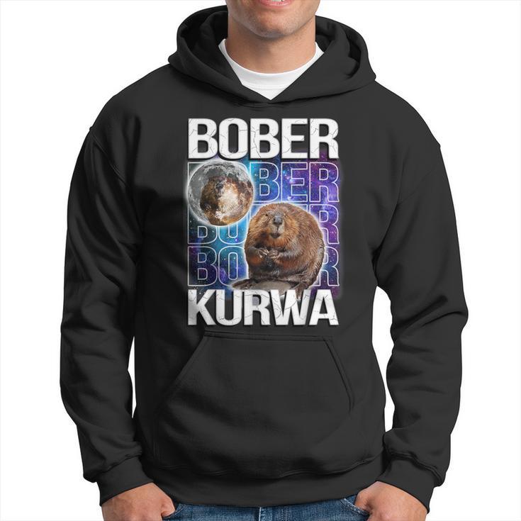 Bober Kurwa Flannelette Meme Galaxy Universe Kapuzenpullover