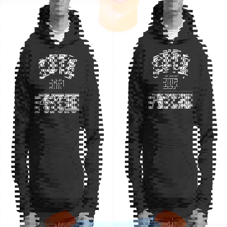 Bonita Amiga Con Texto En Alemán Cute But Psycho Para Niña Sudadera