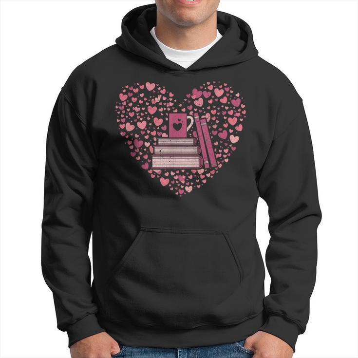 Book Heart Book Reader Bookworm Nerd Love Reading Hoodie