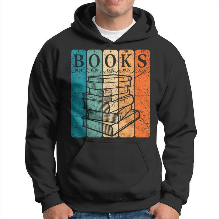 Book Reader Periodic Table Elements Nerd Bookworm Vintage Hoodie