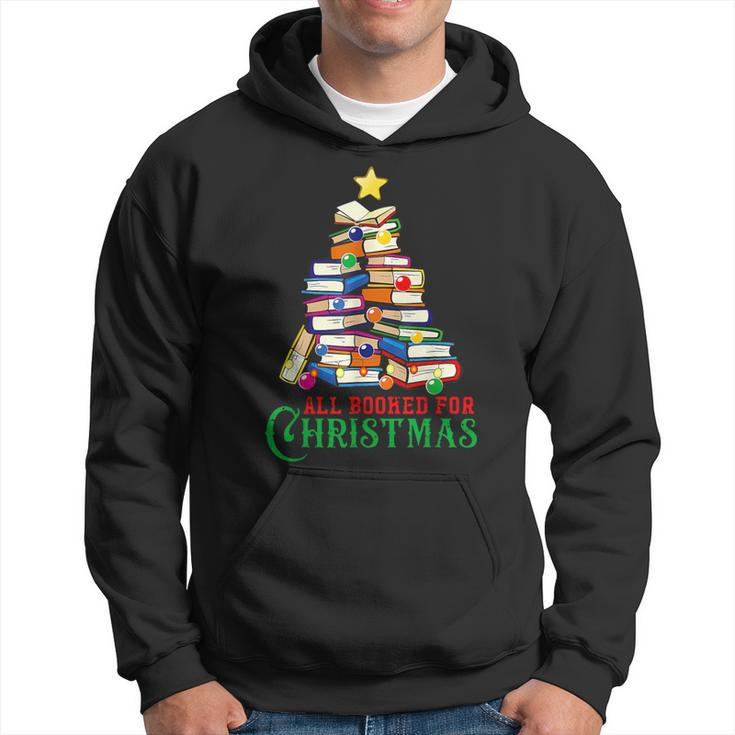 All Booked For Christmas Tree Hoodie