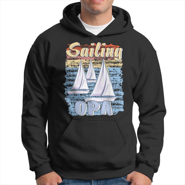 Boote Sailing Opa Papaater Segeln Segelboot Kapuzenpullover