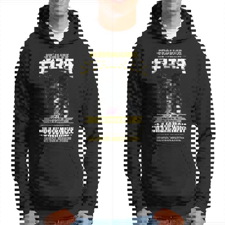 Border Collie With Border Collie Dog Motif Hoodie