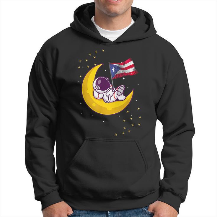 Boricua En La Luna Puerto Rico Boricua Pride Diaspora Hoodie