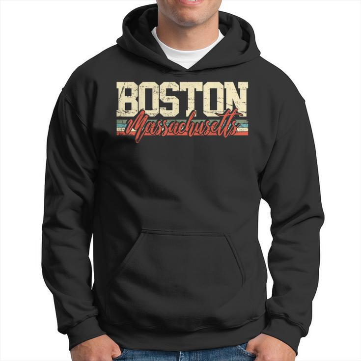 Boston Massachusetts Vintage Hoodie
