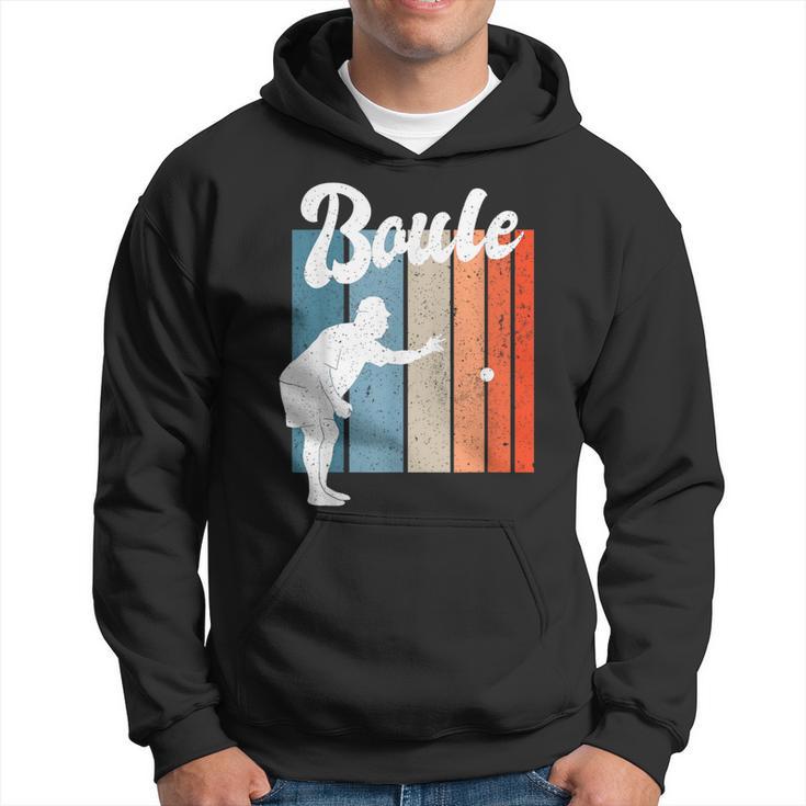 Boule Petanque Game Sport French Retro Vintage Hoodie