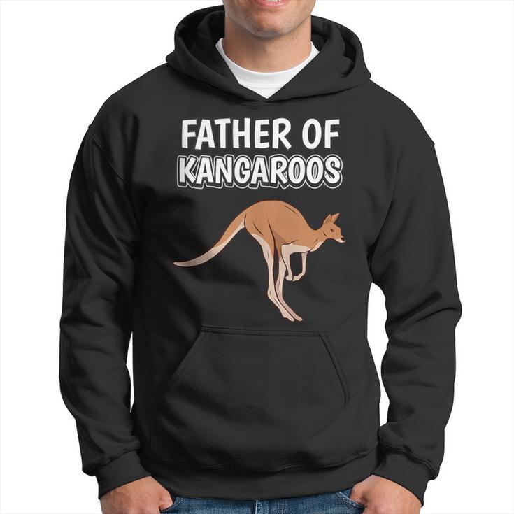 Boys Kangaroo Dad Father's Day Father Of Kangaroos Hoodie