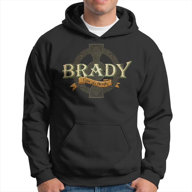 Brady Irish Surname Brady Irish Family Name Celtic Cross Hoodie