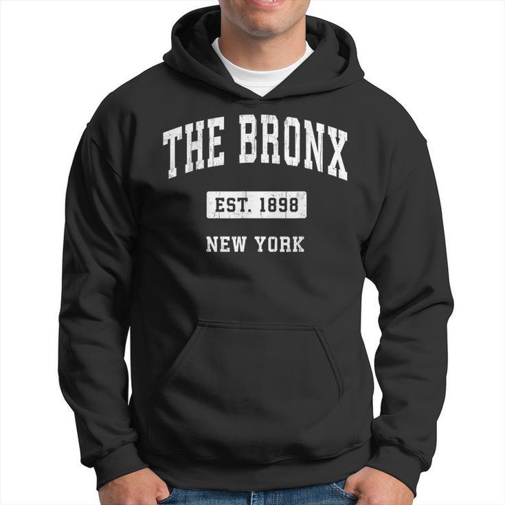 The Bronx New York Ny Vintage Established Sports Hoodie
