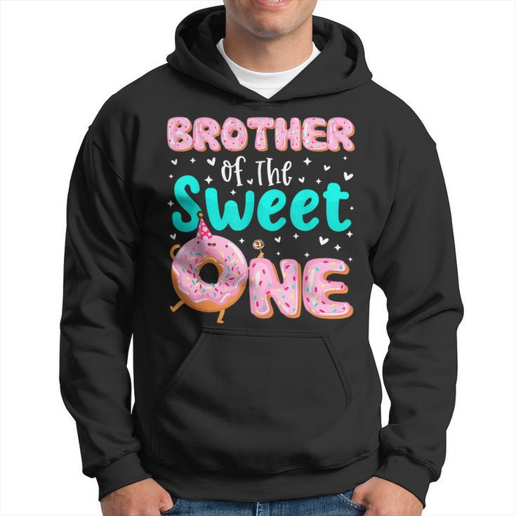 Brother Of The Sweet One 1St Birthday Donut Theme Family Hoodie