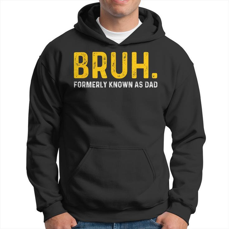 Bruh Formerly Known As Dad Vintage Father's Day Men Hoodie