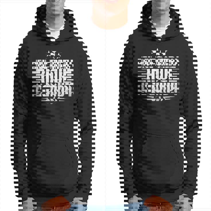 Bruh Formerly Known As Grandpa Vintage Father's Day Hoodie
