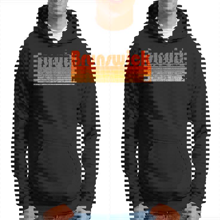 Brunswick Style Rétro Des Années 80 De L'ohio Sweat à capuche