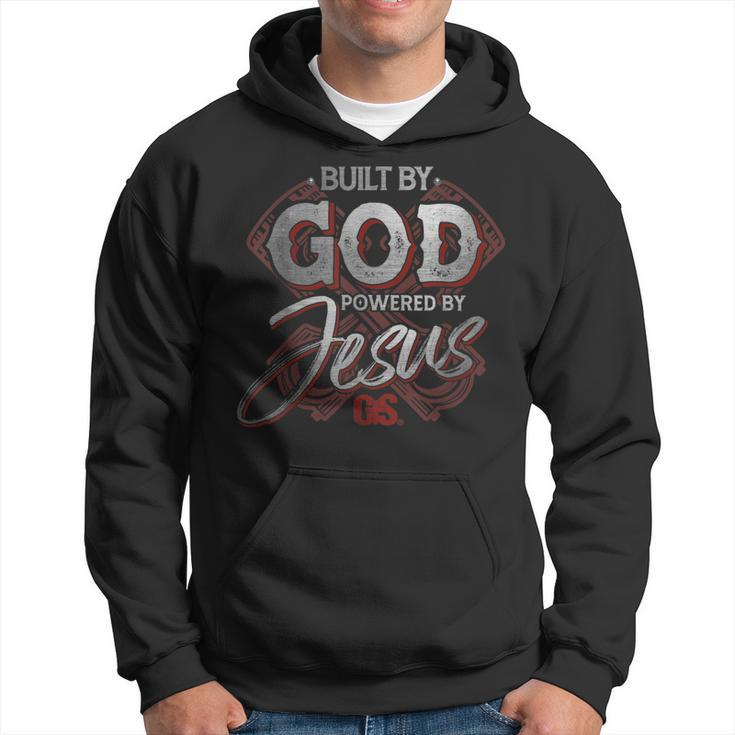 Built By God Powered By Jesus Religious Devout Christian Hoodie