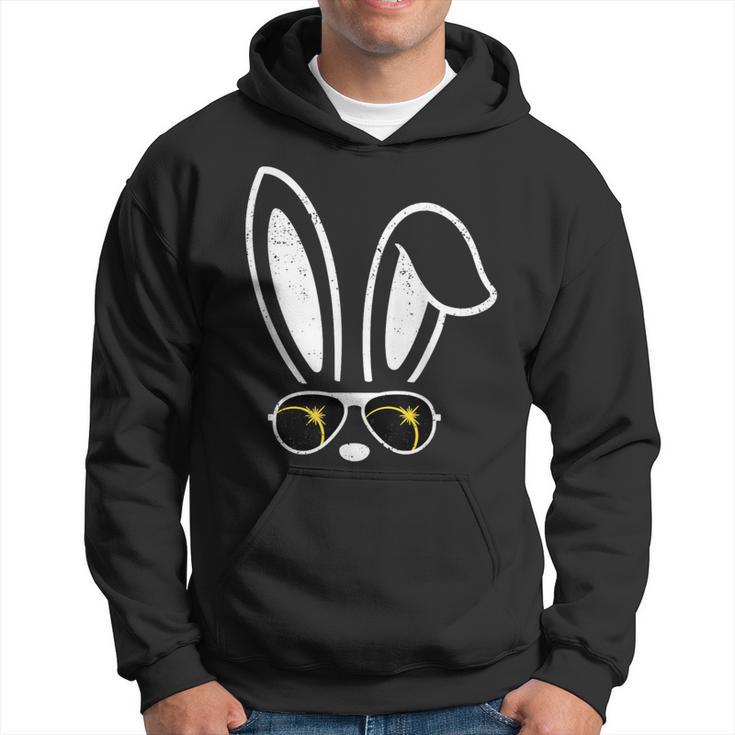 Bunny Ears Sunglasses Easter Total Solar Eclipse 2024 Hoodie