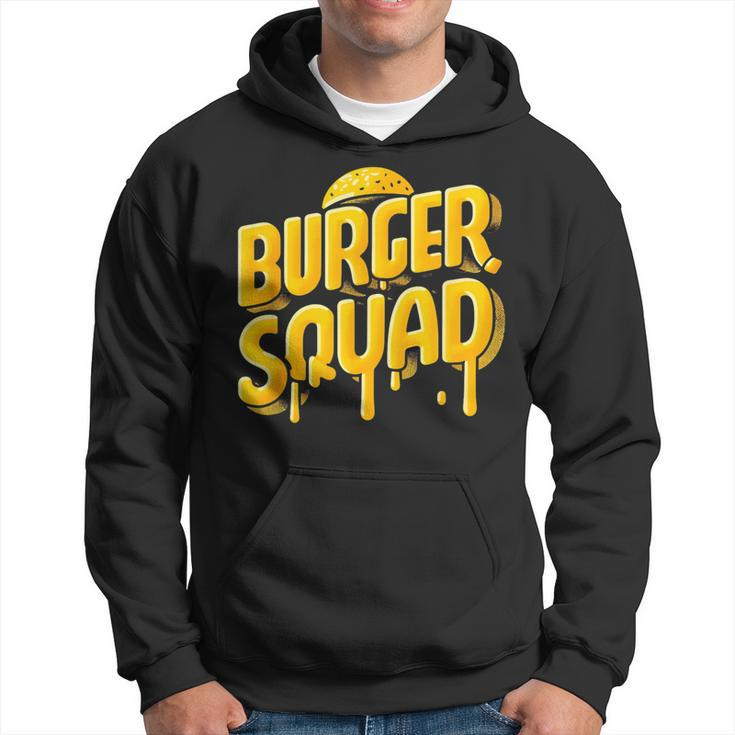 Burger Squad Lover Fast Food Vintage Hoodie
