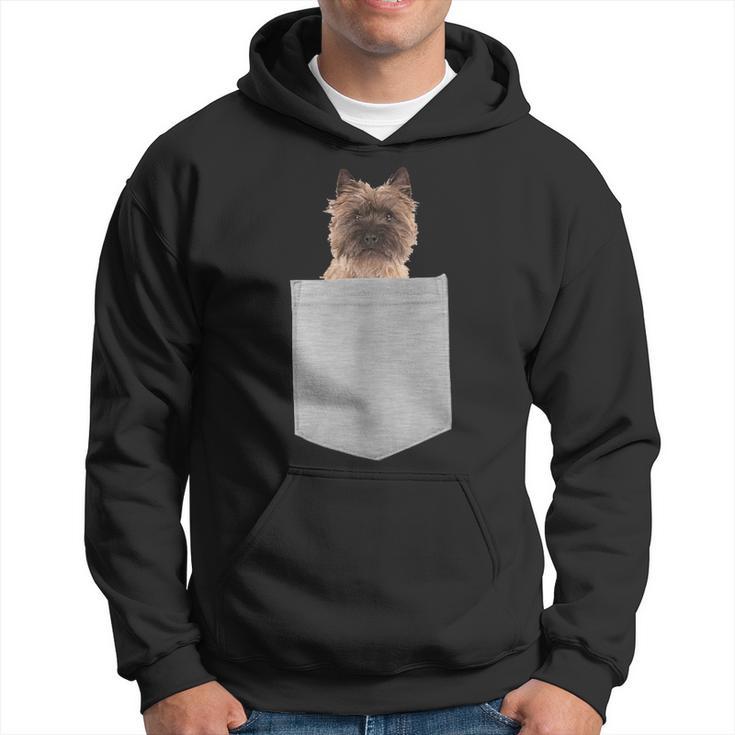 Cairn Terrier Dog In Your Pocket Hoodie