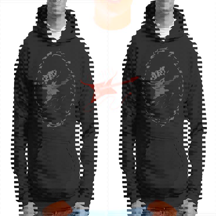 Camisa Heavy Rock Band Para Hombre Guitarra Djent Manga Larga Sudadera