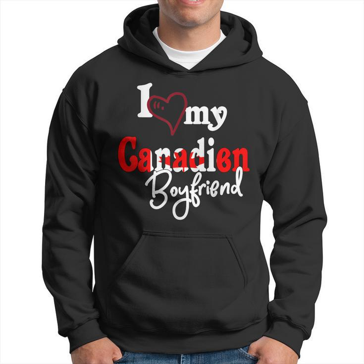 Canada I Love Canadien Boyfriend Couple Matching Hoodie
