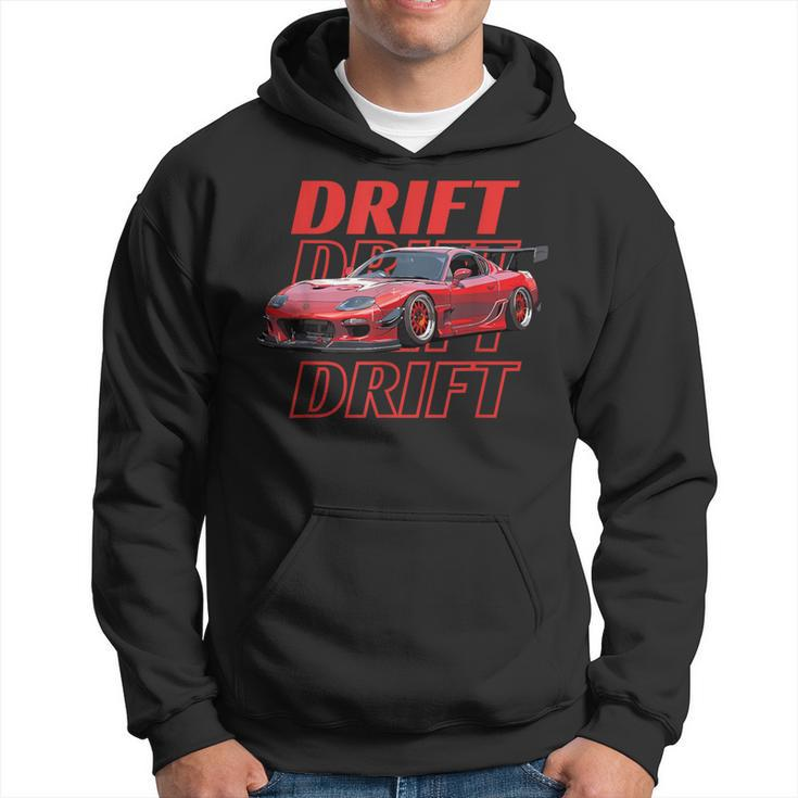 Car Street Drift Rx7 Jdm Streetwear Car Lover Present Hoodie