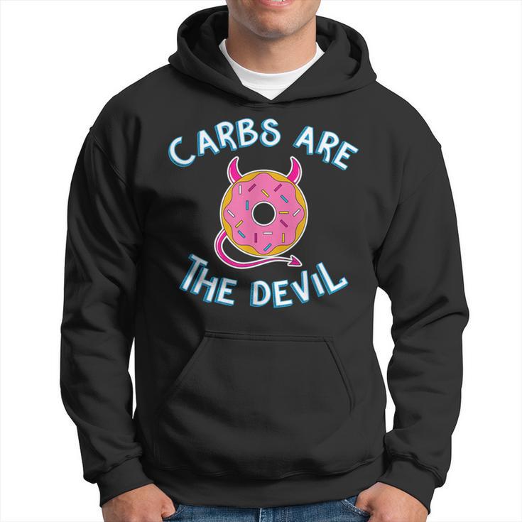 Carbs Are The Devil Donut Diet New Year's Resolution Hoodie