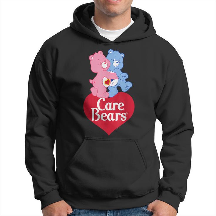 Care Bears Love-A-Lot Bear & Grumpy Valentine Hug Logo Hoodie