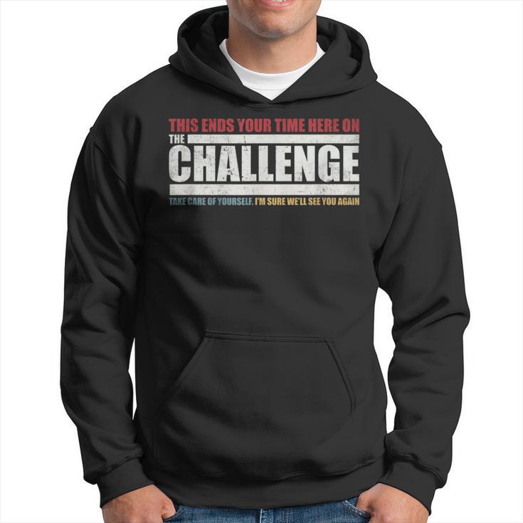 The Take Care Of Yourself Challenge Quote Colored Hoodie