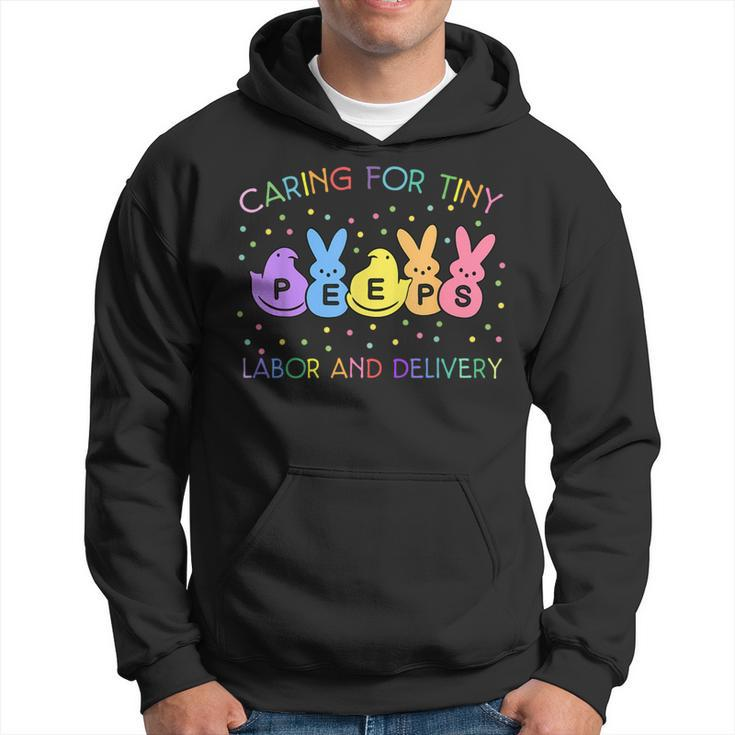 Caring For Tiny Labor And Delivery Bunnies L&D Easter Day Hoodie