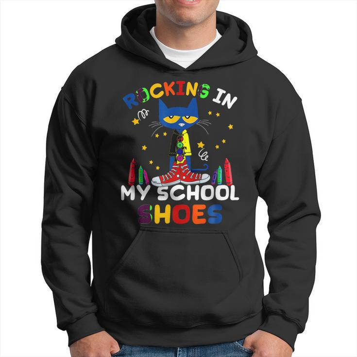 Cat-Rocking I N My-School-Shoes-Back To-School-Cat-Lover Hoodie