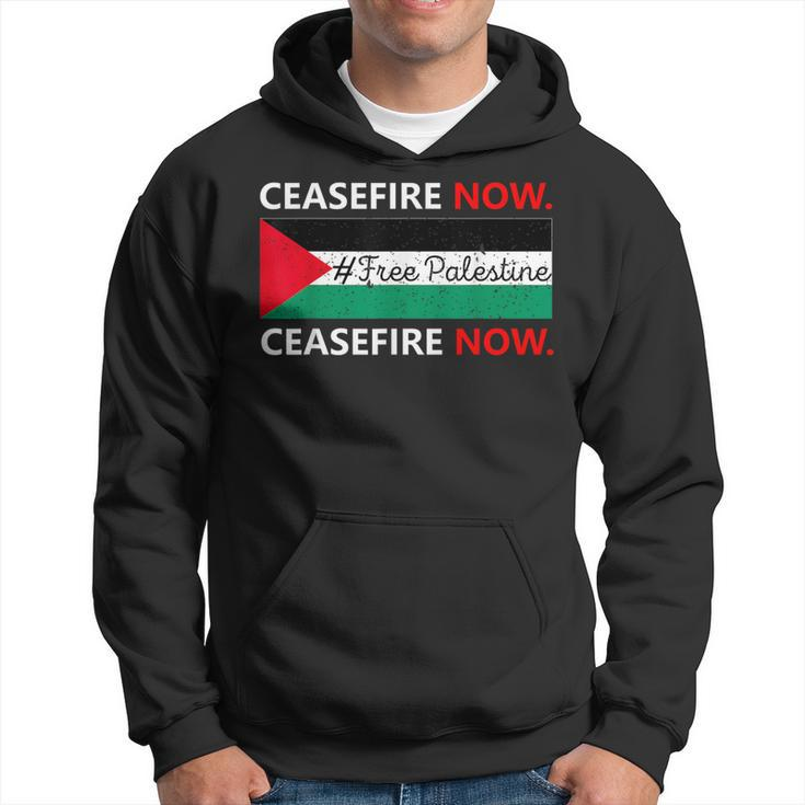 Ceasefire Now In Palestine Gaza Cease Fire Not In Our Name Hoodie