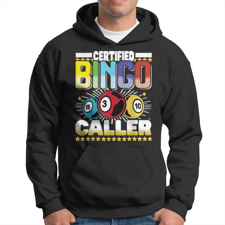 Certified Bingo Caller Bingo Player Gambling Bingo Hoodie