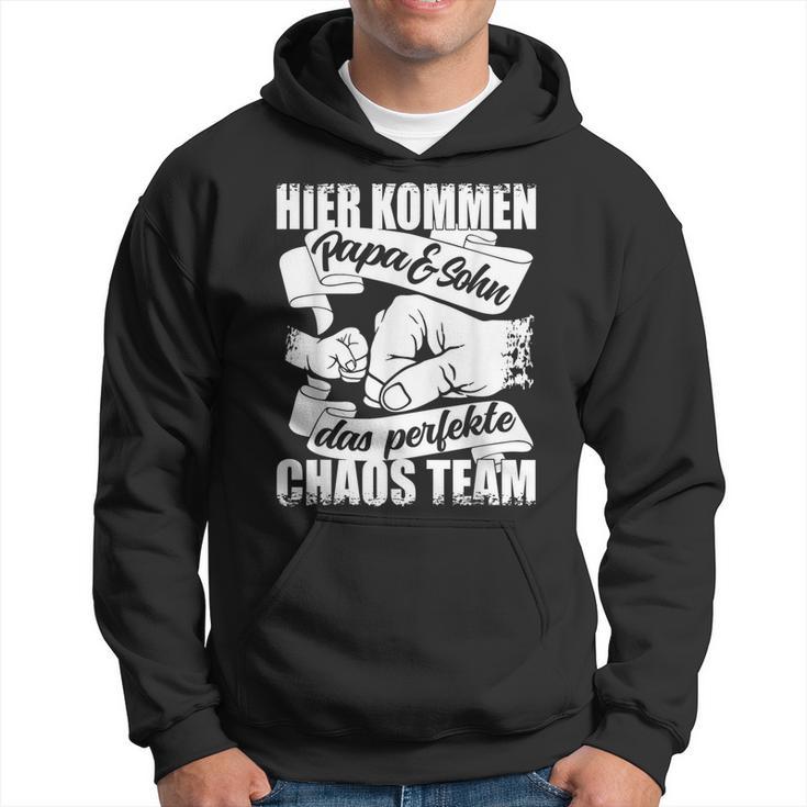 Chaos Team Papa Und Sohn Werdenderater Papa Loading Kapuzenpullover