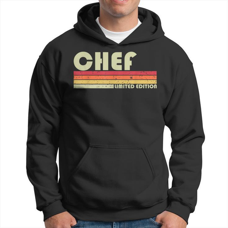 Chef Job Title Profession Birthday Worker Idea Hoodie