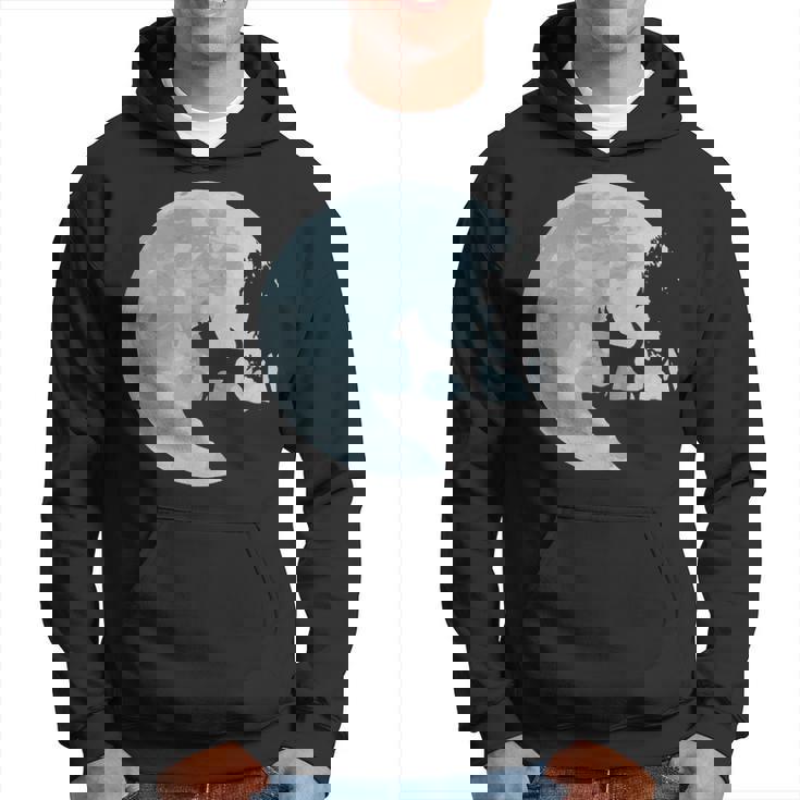 Chihuahua Dog Full Moon Love Sweet Puppy Owner Cute Pet Hoodie