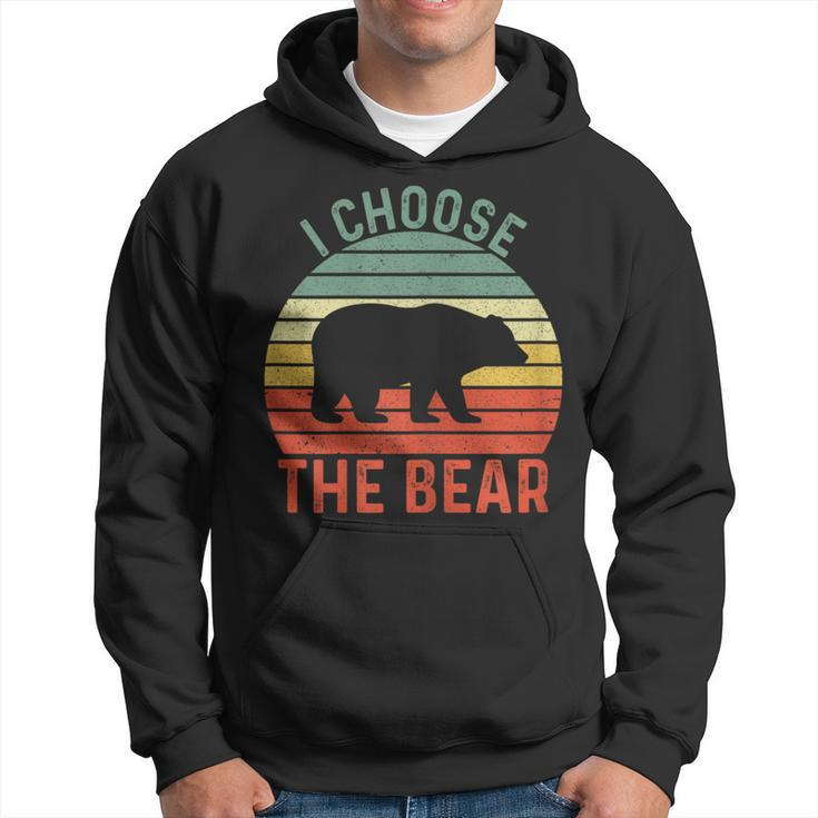 I Choose The Bear Camping Team Bears Bear In The Wood Hoodie