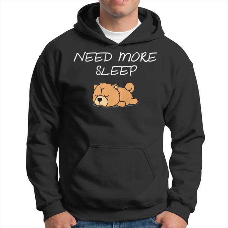 Chow Chow Dog Puppy Need More Sleep Pajama For Bedtime Hoodie