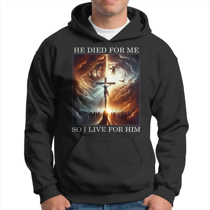 Christian Bible Verse Jesus Died For Me Good Friday Hoodie