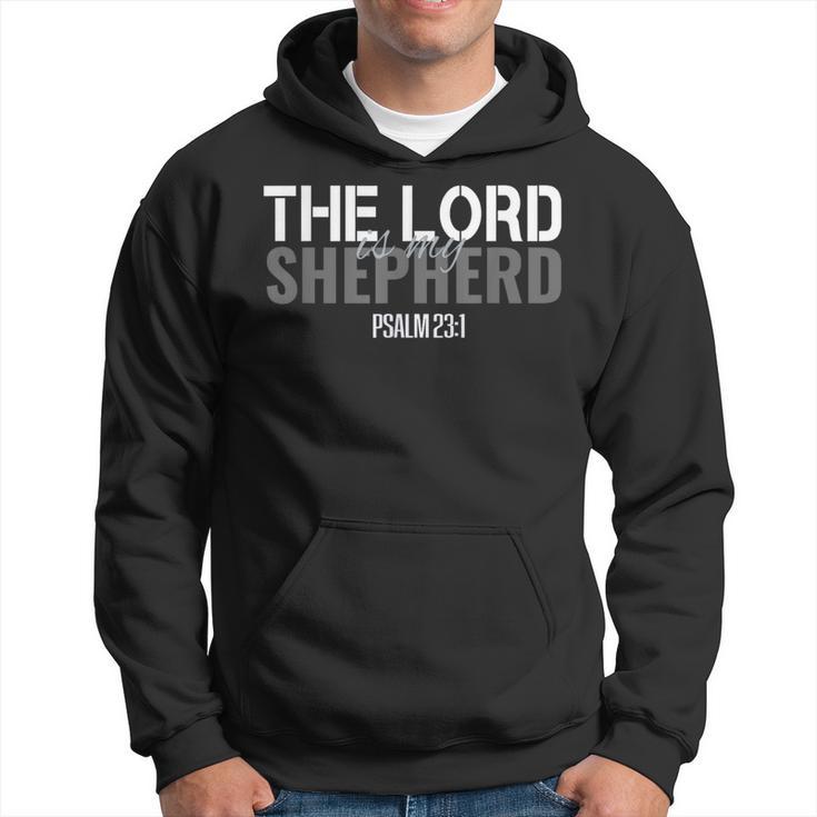 Christian Bible Verse The Lord Is My Shepherd Psalm 23 Hoodie