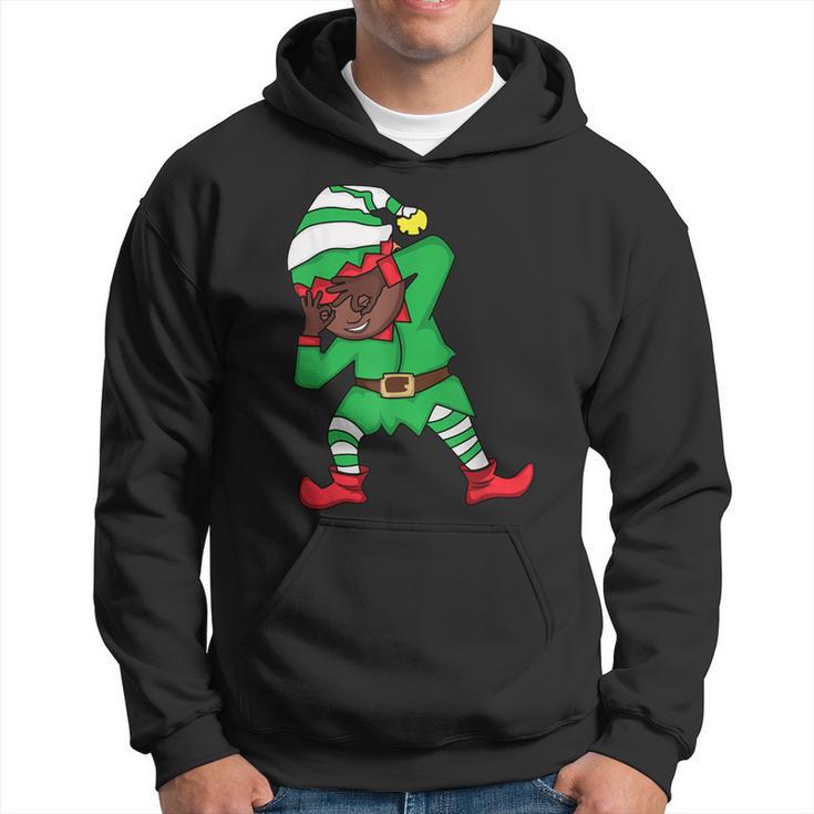 Christmas African American Elf Griddy Dance Hoodie