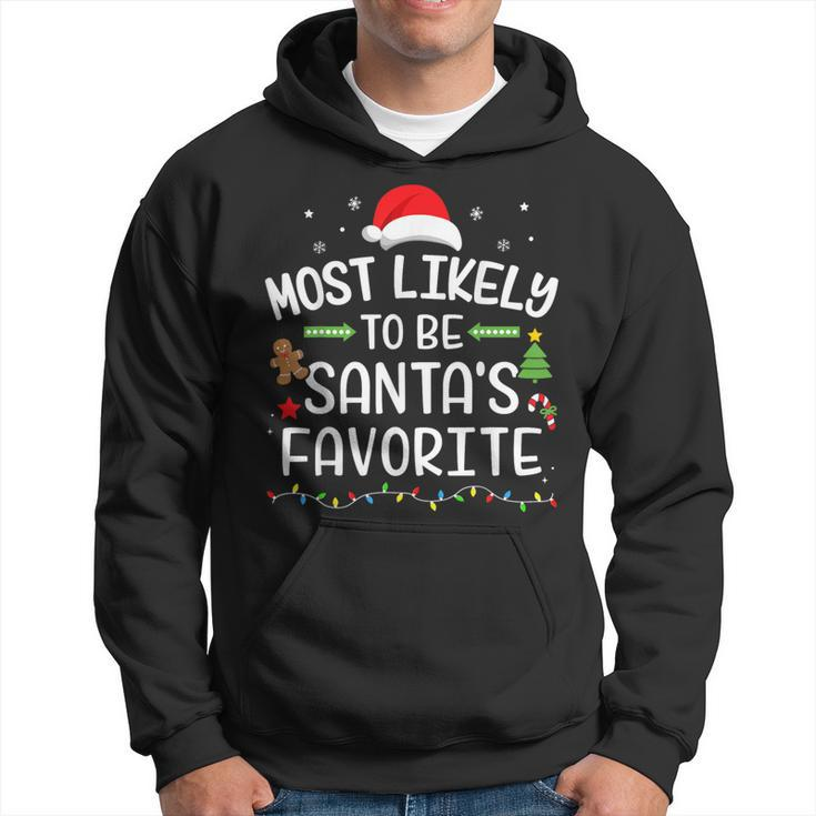 Christmas Most Likely Be Santa Favorite Matching Family Hoodie