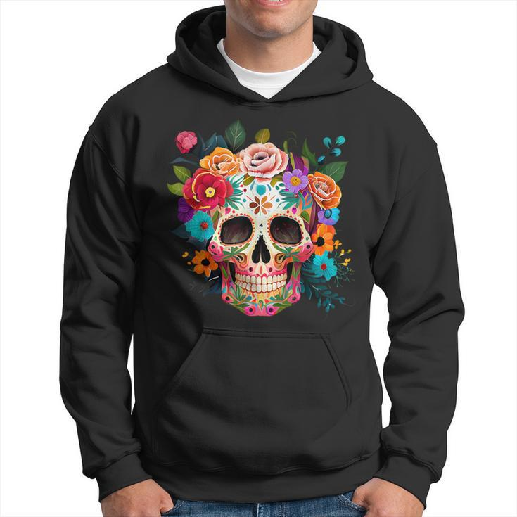 Cinco De Mayo Sugar Skull Day Of The Dead Mexican Fiesta Hoodie