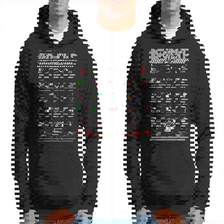 Circuitos Formula Racing 2024 Amante De Los Coches Retro Racing Sudadera