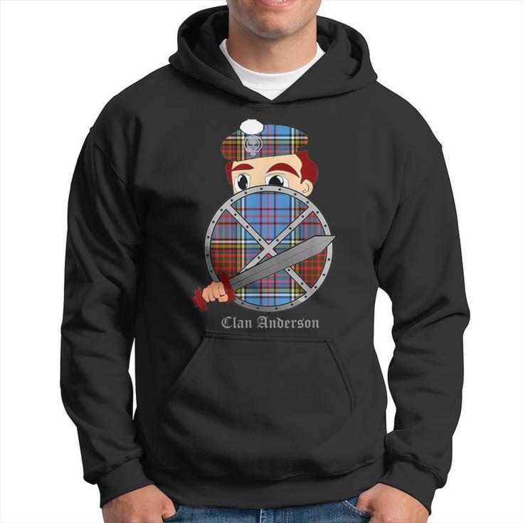 Clan Anderson Surname Last Name Scottish Tartan Crest Hoodie