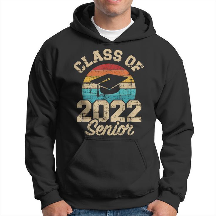 Class Of 2022 Senior Vintage Retro Hoodie