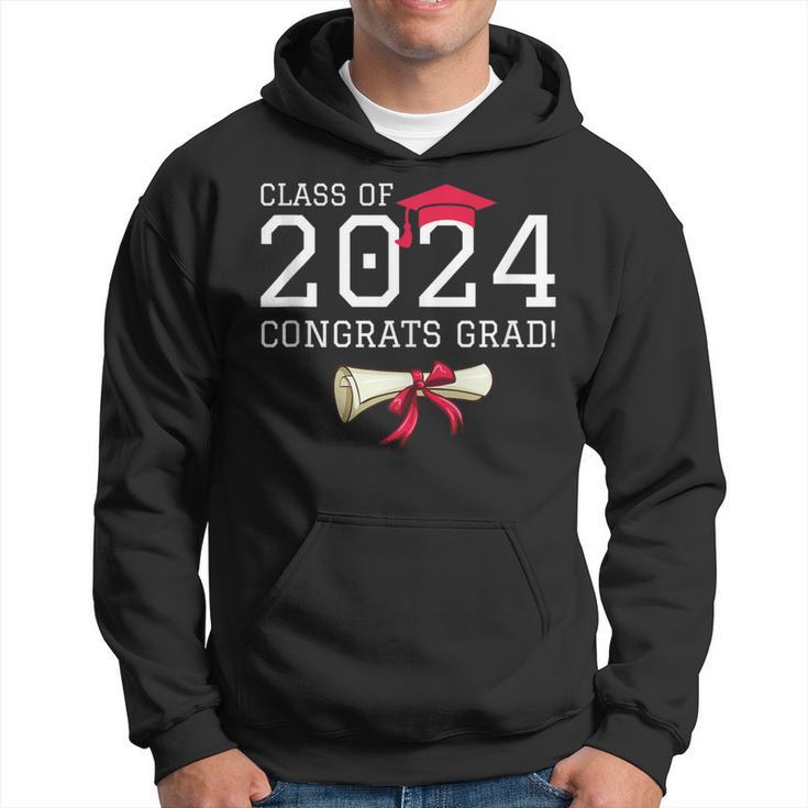 Class Of 2024 Congrats Grad Congratulations Graduate Senior Hoodie